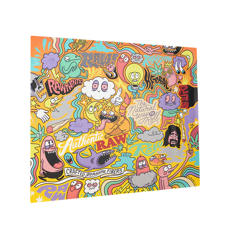 RAW Collage Art Poster