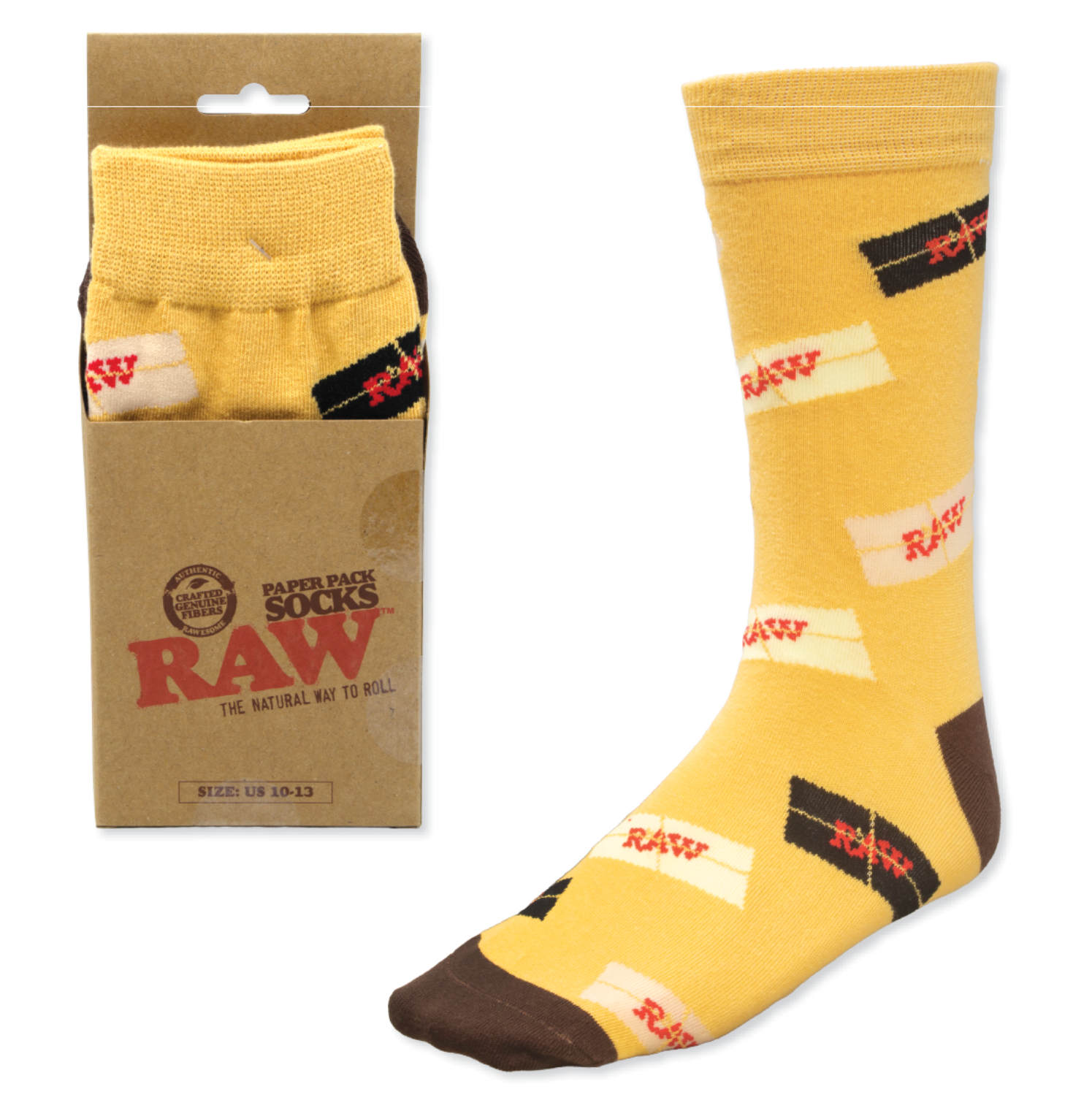 Raw Paper Pack Socks