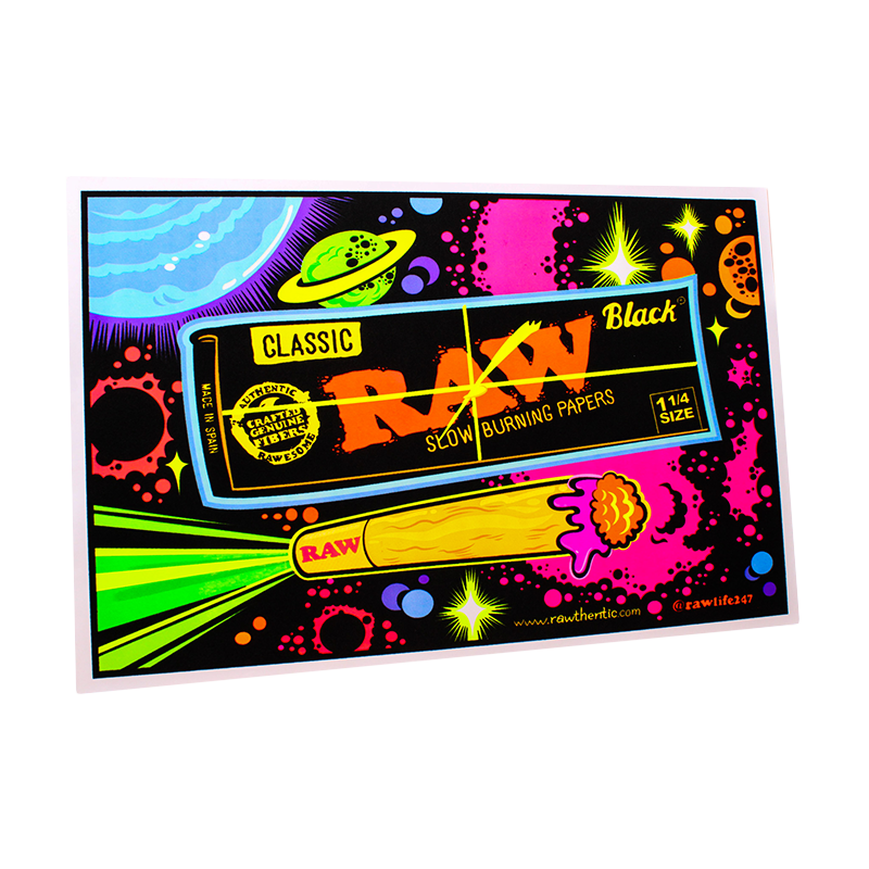 RAW Blacklight Poster