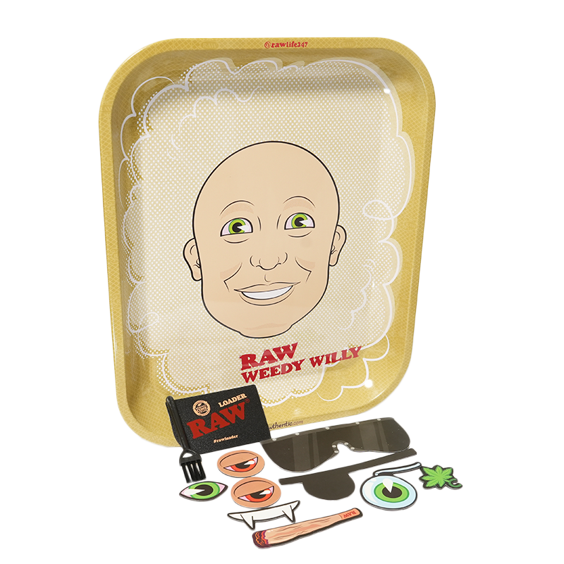 Raw Weedy Willy Tray With Magnets