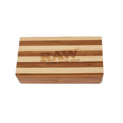 RAW Back Flip Striped Bamboo Rolling Tray