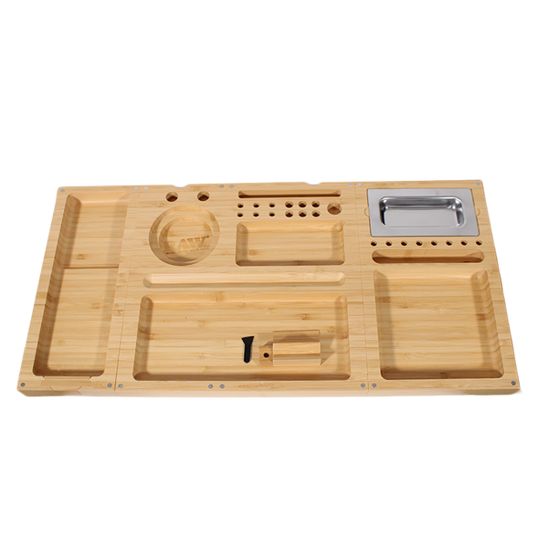 RAW Triple Flip Bamboo Rolling Tray