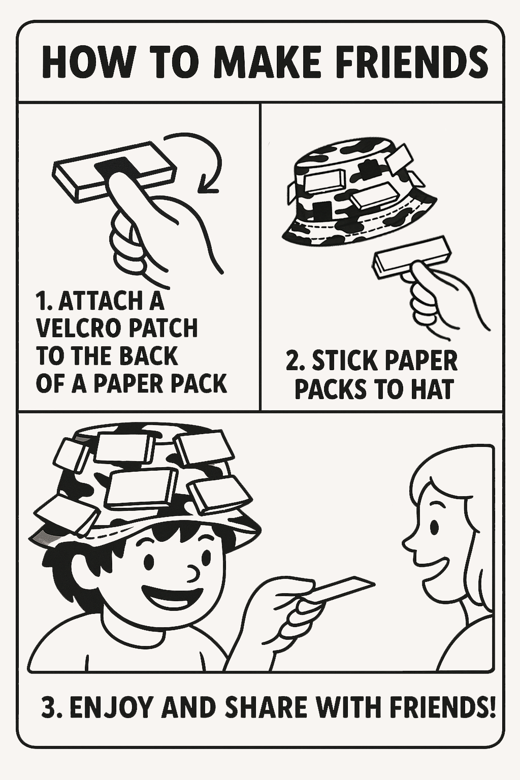 RAW FRIENDMAKER HAT!!