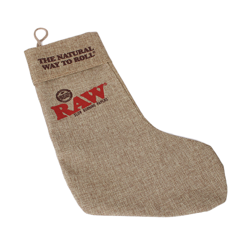 RAW Canvas Holiday Stocking